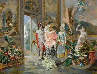 Rococo Styles Painting - Juan Antonio González — artwork view