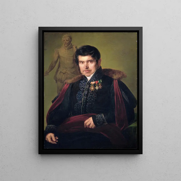 Antonio Sol - Juan Antonio de Ribera — framed artwork on a wall