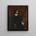 Portrait Painting of Diego de Silva y Velázquez - Juan Bautista Martínez del Mazo — framed artwork on a wall