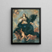 L'Assumption of the Virgin - Juan Carreño de Miranda — framed artwork on a wall