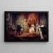 Christophe Colomb à la cour des Rois Catholiques - Juan Cordero — framed artwork on a wall