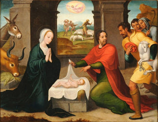 Adoration of the Shepherds - Juan Correa de Vivar — artwork view