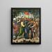 L'arrestation du Christ - Juan Correa de Vivar — framed artwork on a wall