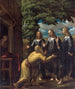 Abraham and the Three Angels - Juan Fernández de Navarrete — artwork view