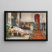 Visit to the Harem - Juan Giménez Martín — framed artwork on a wall