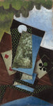 Ace of Clubs and Four of Diamonds - Juan Gris — artwork view