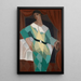 Harlequin - Juan Gris — framed artwork on a wall