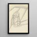 Beer Mug Painting - Juan Gris — framed artwork on a wall