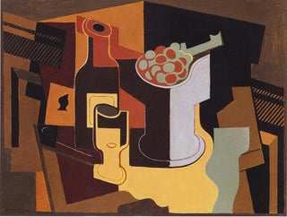 Bottle and fruit bowl - Juan Gris — artwork view