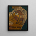 Bottle of Rum and Newspaper - Juan Gris — framed artwork on a wall
