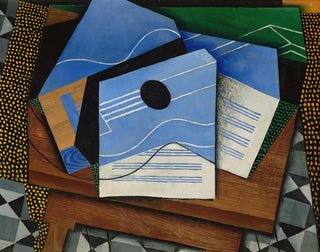 Guitar on a table - Juan Gris — artwork view