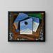 Guitar on a table - Juan Gris — framed artwork on a wall