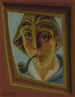L'Homme à la pipe - Juan Gris — artwork view