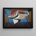 La tranche de pastèque - Juan Gris — framed artwork on a wall