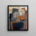 The club - Juan Gris — framed artwork on a wall