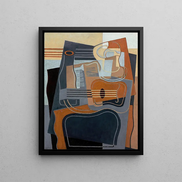 The club - Juan Gris — framed artwork on a wall