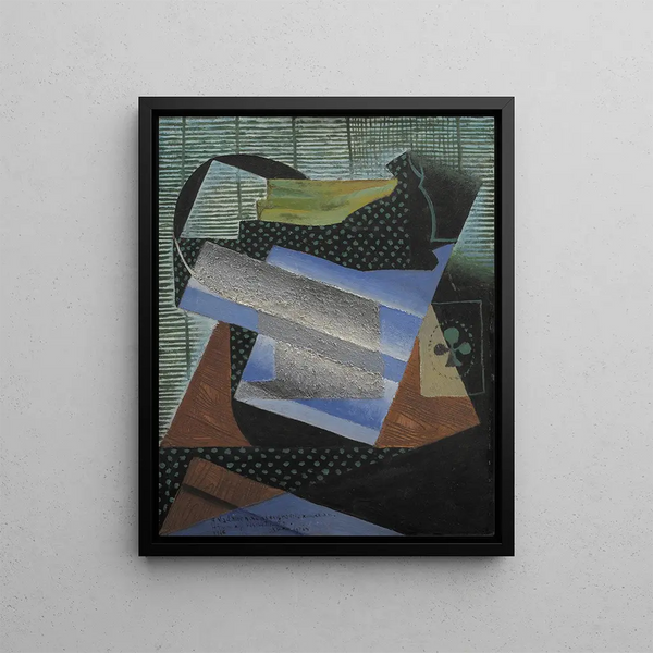 Still life - Juan Gris — framed artwork on a wall