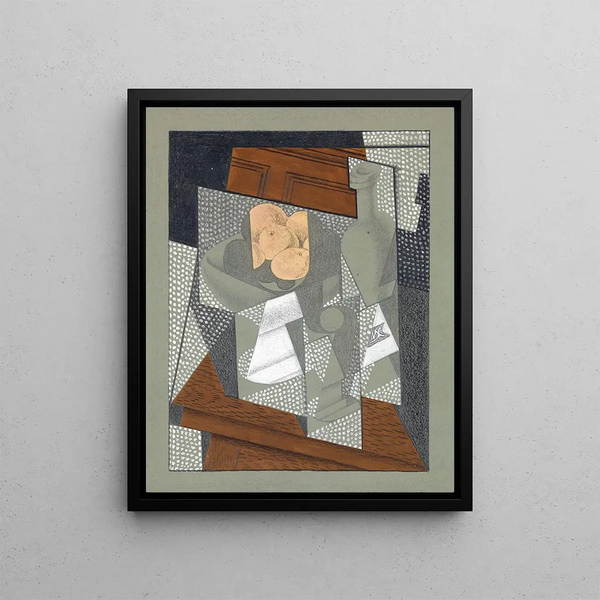 The Fruit Bowl - Juan Gris — framed artwork on a wall