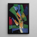 The Smoker - Juan Gris — framed artwork on a wall