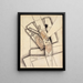 The Smoker II - Juan Gris — framed artwork on a wall
