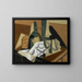La nappe blanche - Juan Gris — framed artwork on a wall