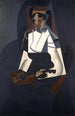 Woman with Mandolin - Juan Gris — artwork view