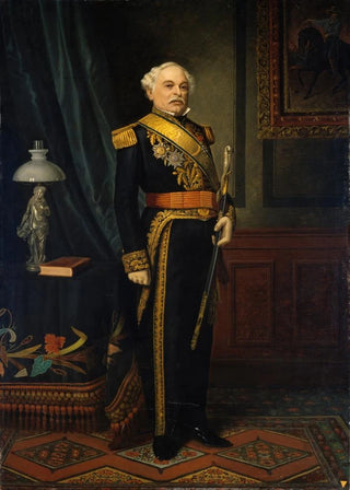 General José Antonio Páez Painting - Juan Jorge Peoli — framed artwork on a wall