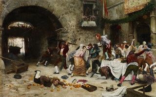 an interrupted banquet - Juan José Gárate Clavero — artwork view