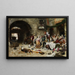 an interrupted banquet - Juan José Gárate Clavero — framed artwork on a wall