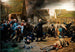 Les Combats dans Bazeilles - Juan León Pallière — artwork view