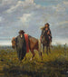 Les deux ponchos - Juan Manuel Blanes — artwork view