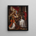 La communion de sainte Thérèse - Juan Martín Cabezalero — framed artwork on a wall