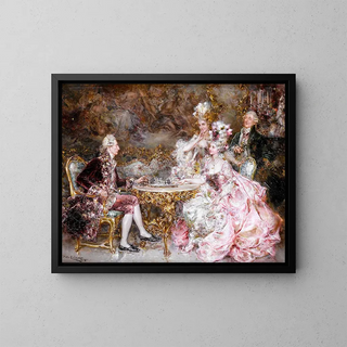 A Visit to the Cardinal Failure - Juan Pablo Salinas — framed artwork on a wall