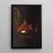Saint Jerome - Juan Ribalta — framed artwork on a wall