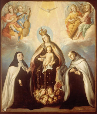 Juan Rodrguez Jurez - The Virgin of the Carmen with Saint Theresa and Saint John of the Cross.webp