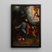 Christ at the Garden of Gethsemane - Juan de Sarriera — framed artwork on a wall