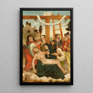 Pietà - Juan de Borgoña — framed artwork on a wall