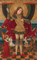 Saint Michel pesant les âmes - Juan de la Abadía — artwork view
