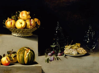 Still Life with Fruits and Glassware - Juan van der Hamen y León — artwork view