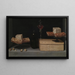 Still Life with Sweets - Juan van der Hamen y León — framed artwork on a wall