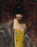 A Beauty with Black Hair - Juana Romani — artwork view