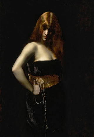 Portrait of a Woman with Red Hair - Juana Romani — artwork view