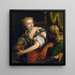 Judith with the Head of Holofernes - Paolo Veronese — framed artwork on a wall
