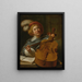 Violoncelliste - Judith Leyster — framed artwork on a wall