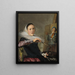 Self-portrait Painting - Judith Leyster — framed artwork on a wall