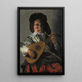 La Sérénade - Judith Leyster — framed artwork on a wall