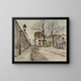 Prison Sainte-Plagie, rue de la Clef in 1895, 5th arrondissement - Jules-Adolphe Chauvet — framed artwork on a wall