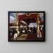 La distribution des drapeaux à Longchamp le 14 juillet 1880 - Jules-Arsène Garnier — framed artwork on a wall