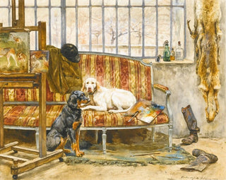 Les Chiens de l'artiste - Jules-Bertrand Gibert — artwork view