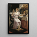 Looking in the mirror - Jules-Hippolyte Ravel — framed artwork on a wall